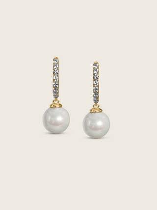 Ophelia Sparkly Pearl Earrings