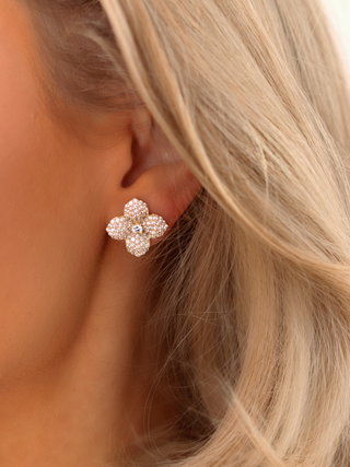 Hydrangea Stud Earrings