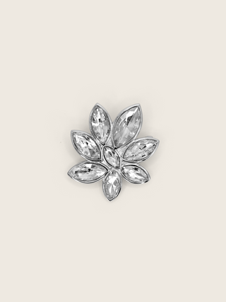 Iris Brooch - Silver