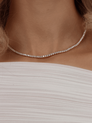 Celeste Tennis Necklace