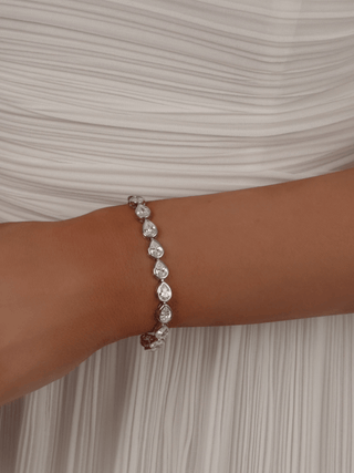 Constance Pear Tennis Bracelet